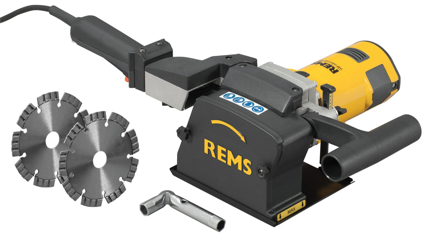 REMS Krokodil 125 Basic-Pack Résfűrész + 2 db UDT LS Turbo 125 mm Gyémánt Vágókorong