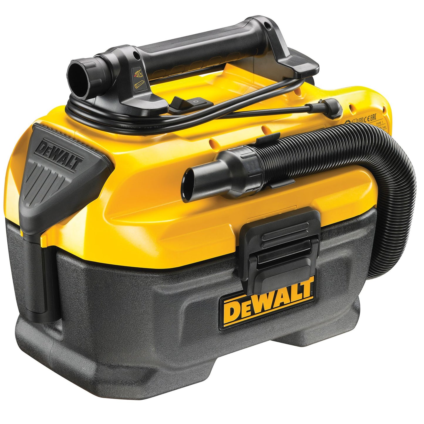 DeWalt DCV584L-QW 18/54 V XR FLEXVOLT Akkumulátoros és Hálózati Nedves-/Száraz Porszívó – Solo