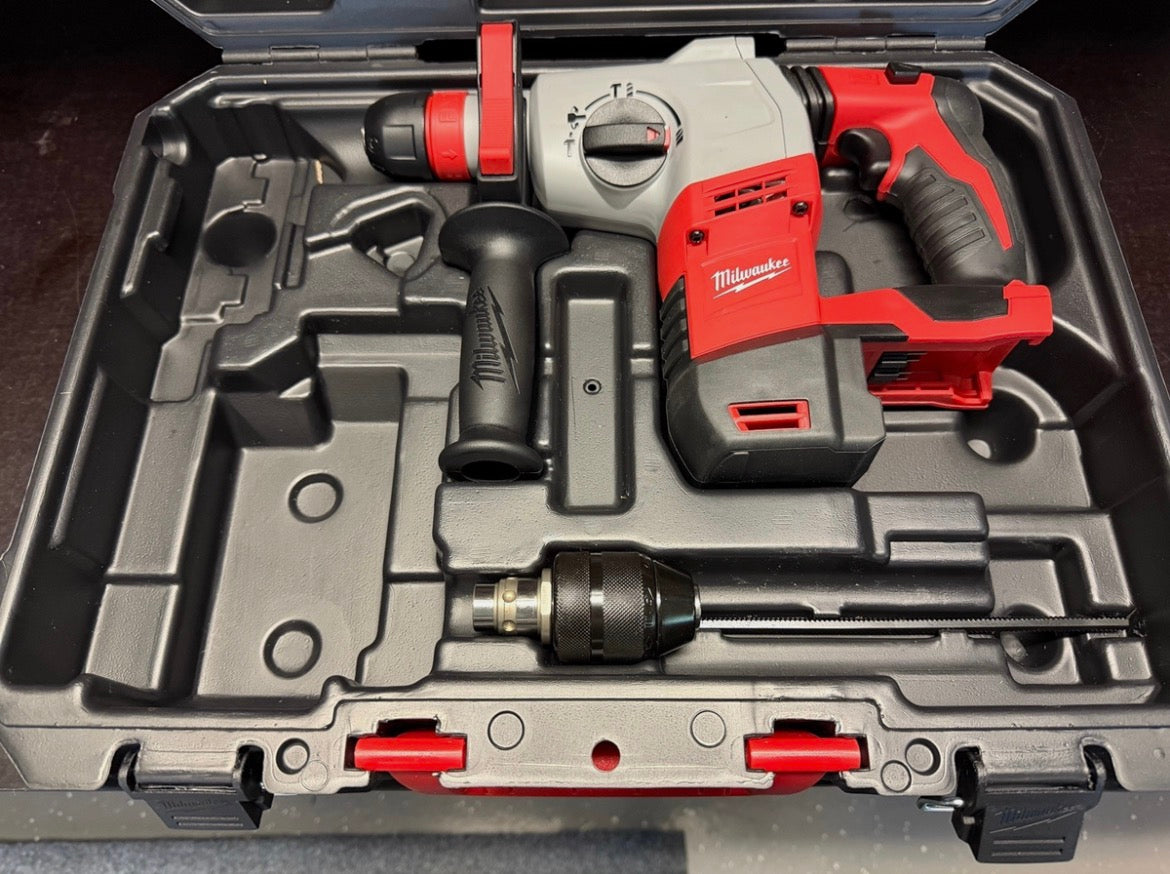 Milwaukee M18 HD18 HX – SDS-Plus akkus fúrókalapács FIXTEC tokmánnyal + hordtáska