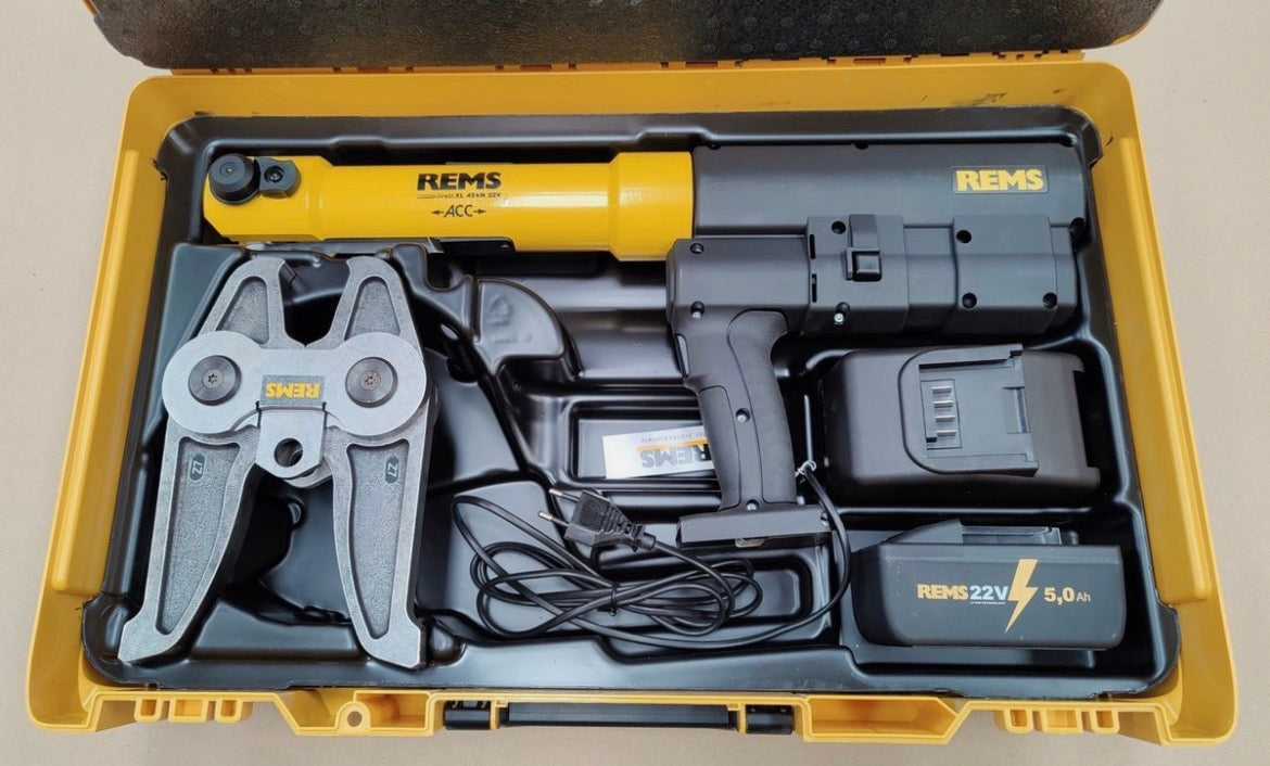 REMS Akku-Press XL 22V ACC Z7 No. 579014 – Akkumulátoros présgép présszorítókhoz