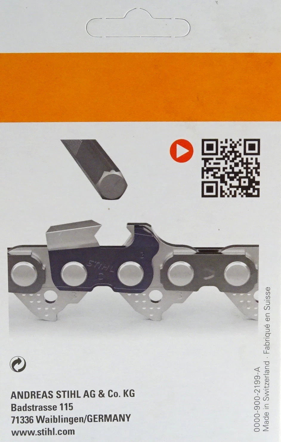 STIHL Rapid Hexa (RH) 3/8" 1,6 mm 40 cm professzionális fűrészlánc