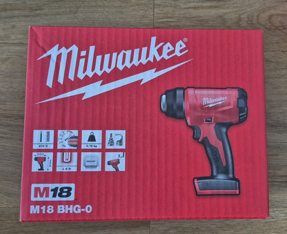 Milwaukee M18 BHG-0 – 18V akkus hőlégfúvó + 5.5Ah akkumulátor