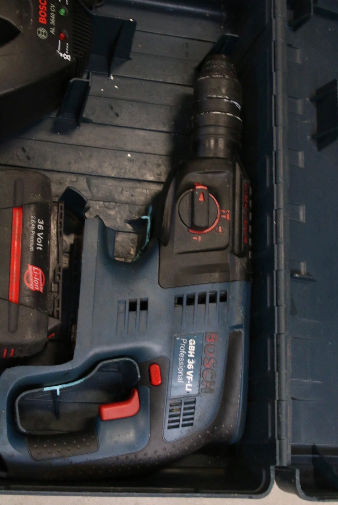 Bosch GBH 36 VF-LI Professional – 36V SDS-Plus akkus fúró-vésőkalapács
