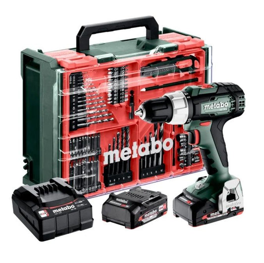 Metabo SB 18 L Set Akkus Ütvefúró-csavarozó – 18 V, 2×2,0 Ah Li-Power, Kofferben