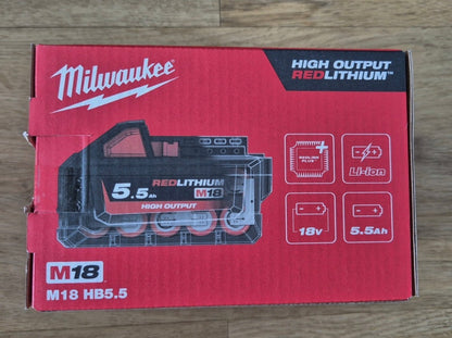 Milwaukee M18 BHG-0 – 18V akkus hőlégfúvó + 5.5Ah akkumulátor