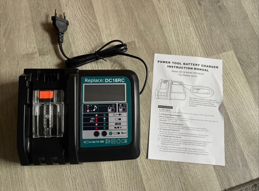 Makita DC18RC / DC18RD – 18V LXT gyorstöltők (BL1815–BL1830 és LXT400 kompatibilis)