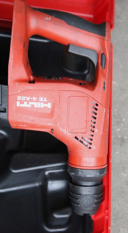 HILTI TE 4-A22 + DRS-4 porelszívó – akkus fúrókalapács