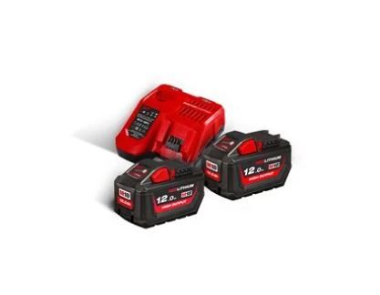 Milwaukee M18 HNRG-122 HIGH OUTPUT™ Akkumulátoros Indítókészlet – 2×12,0 Ah Akkumulátor + M12-18 FC Gyorstöltő