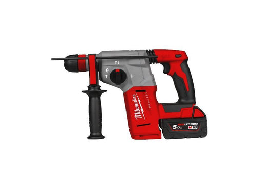 Milwaukee M18 BLHX-502X M18™ Szénkefe Nélküli SDS-Plus Fúrókalapács – 2×5,0 Ah Akkumulátorral, Töltővel és Kofferrel
