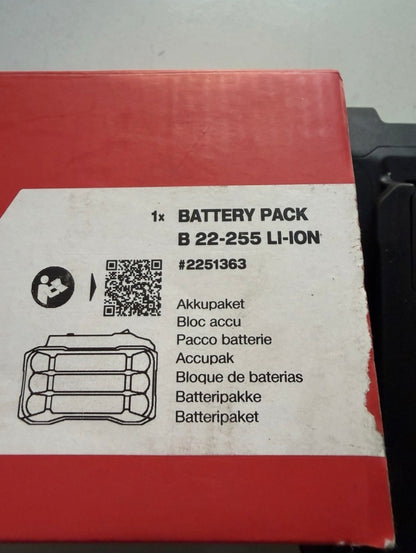 HILTI B22-255 NURON 22V 12Ah akkumulátor