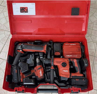 HILTI 3 szerszámkészlet – TE 6-22 + AG 4S-22 + SF 6-22 (Nuron 22V)