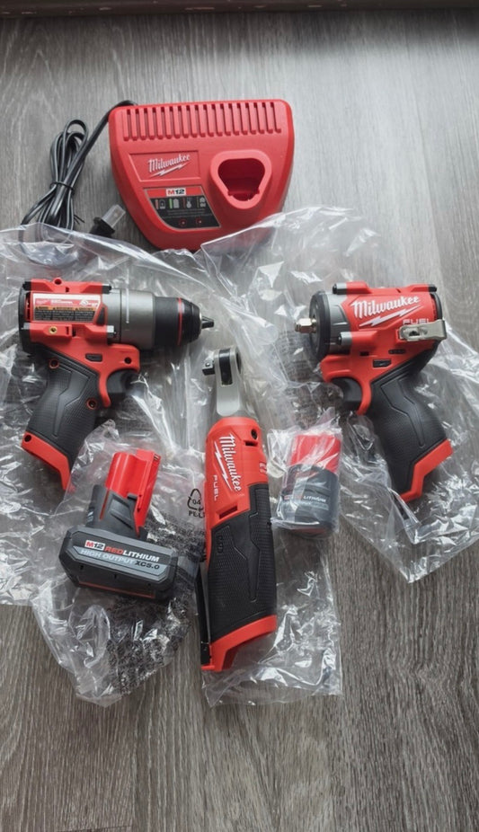 Milwaukee 3424-23 – M12 FUEL 3 szerszámos kombinált készlet