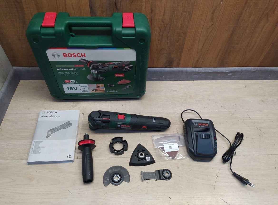 Bosch AdvancedMulti 18 – 18V akkus multifunkciós szerszám szett