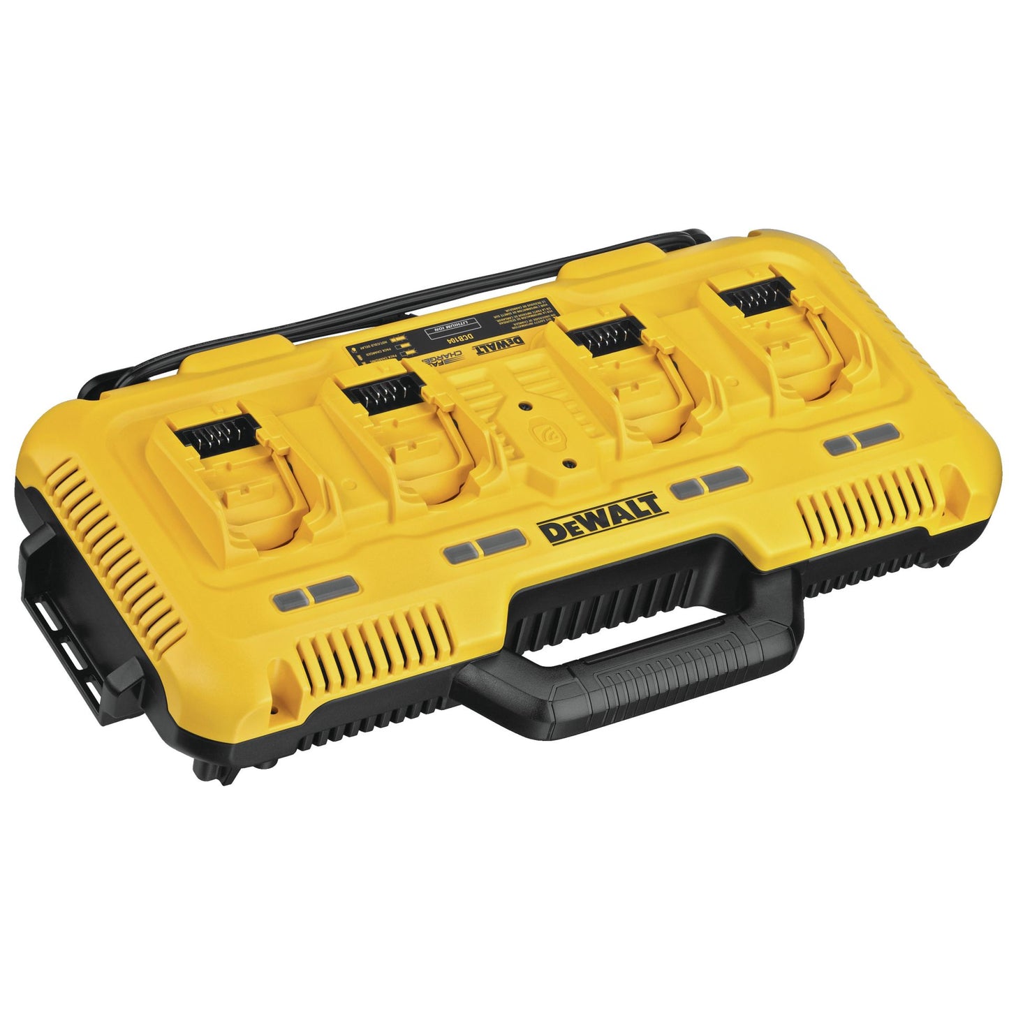 DeWalt DCB104 XR Quad Fast Gyorstöltő – 4 Portos Töltő 10,8–54 V XR Akkumulátorokhoz