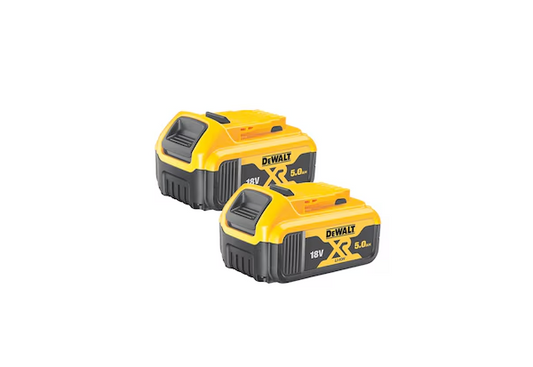 DeWalt DCB184P2 18 V XR Akkumulátor Indítókészlet – 2×5,0 Ah Akkumulátor + Gyorstöltő