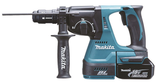 Makita Akkumulátoros Fúrókalapács – 2×18 V Akkumulátorral + DC18RC Gyorstöltő