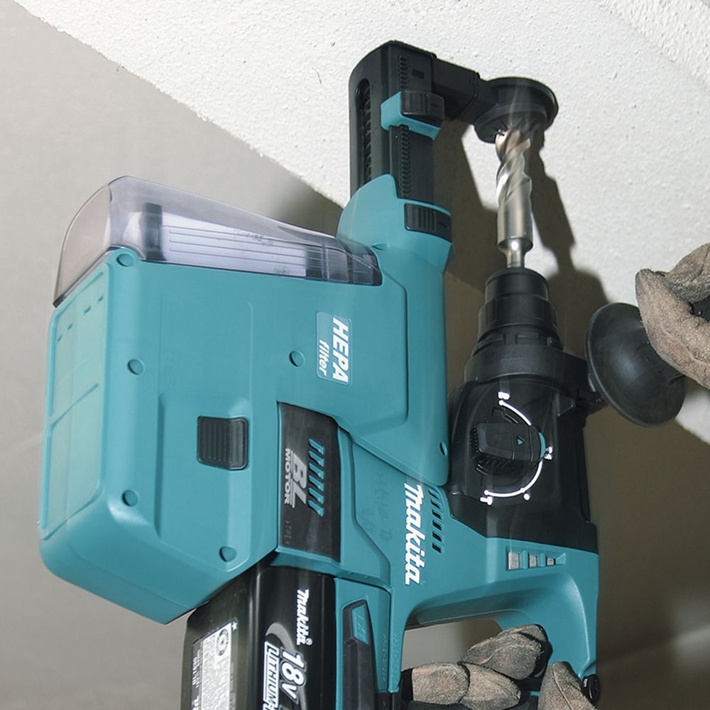 Makita DHR243RTJW 18 V Akkumulátoros SDS-Plus Fúrókalapács – 2×5,0 Ah Akkumulátorral + DC18RC Gyorstöltő