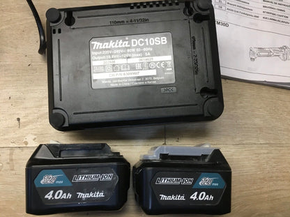 Makita TM30DSMJX5 12V CXT akkus multifunkciós szerszám szett (2 akkuval, töltővel, kofferrel)