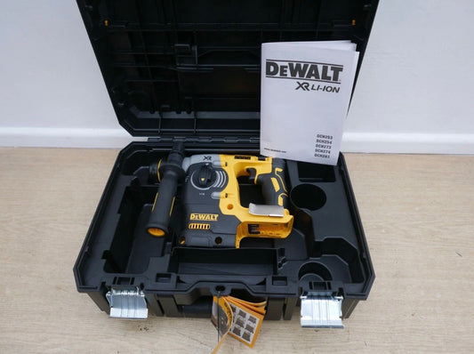 DeWalt DCH273 – 18V XR 3 üzemmódú szénkefe nélküli SDS-Plus fúrókalapács + TSTAK koffer