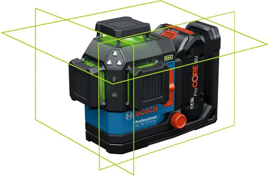 Bosch GLL 18V-120-33 CG EXPERT Professzionális Zöld Vonallézer