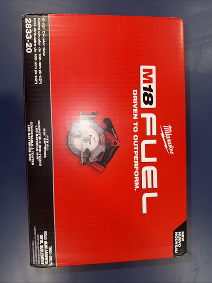 Milwaukee 2833-20 M18 FUEL™ 6-1/2" Akkumulátoros Körfűrész