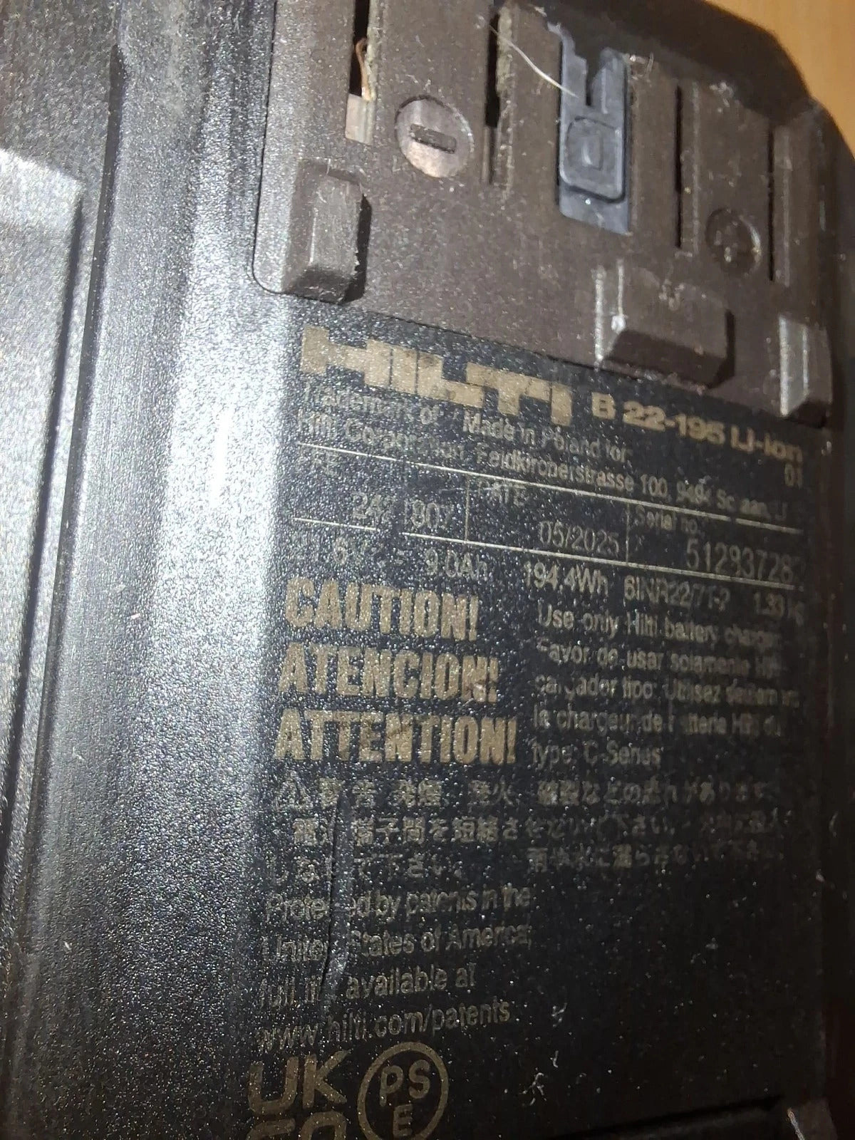 Hilti Nuron B22-195 Akkumulátor – 22 V, 9,0 Ah