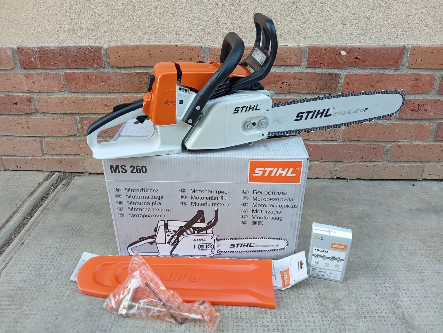 STIHL MS 260 Professzionális Benzines Láncfűrész