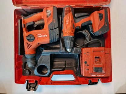 Hilti TE 4 A22 + SF 22-A szett – 2 akkumulátorral és töltővel
