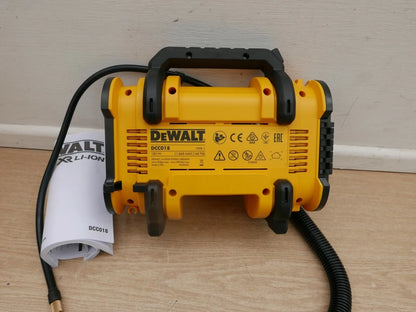 DeWalt DCC018 – 18V XR akkus kerékfelfújó / kompresszor