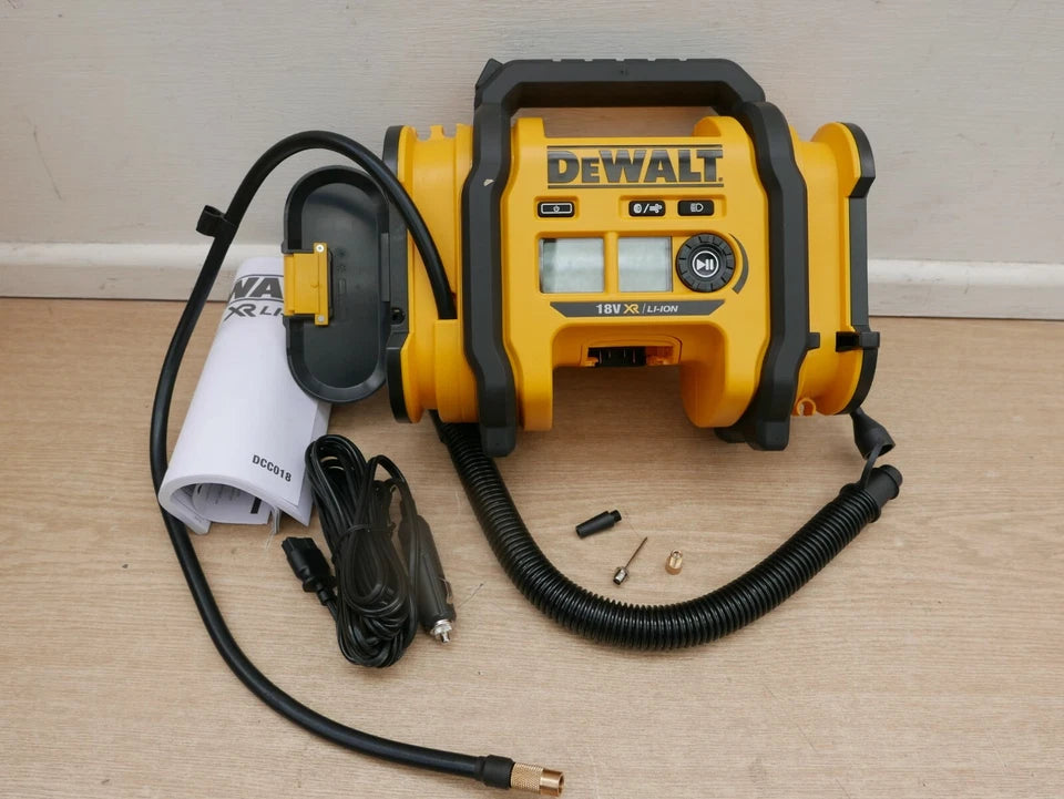 DeWalt DCC018 – 18V XR akkus kerékfelfújó / kompresszor